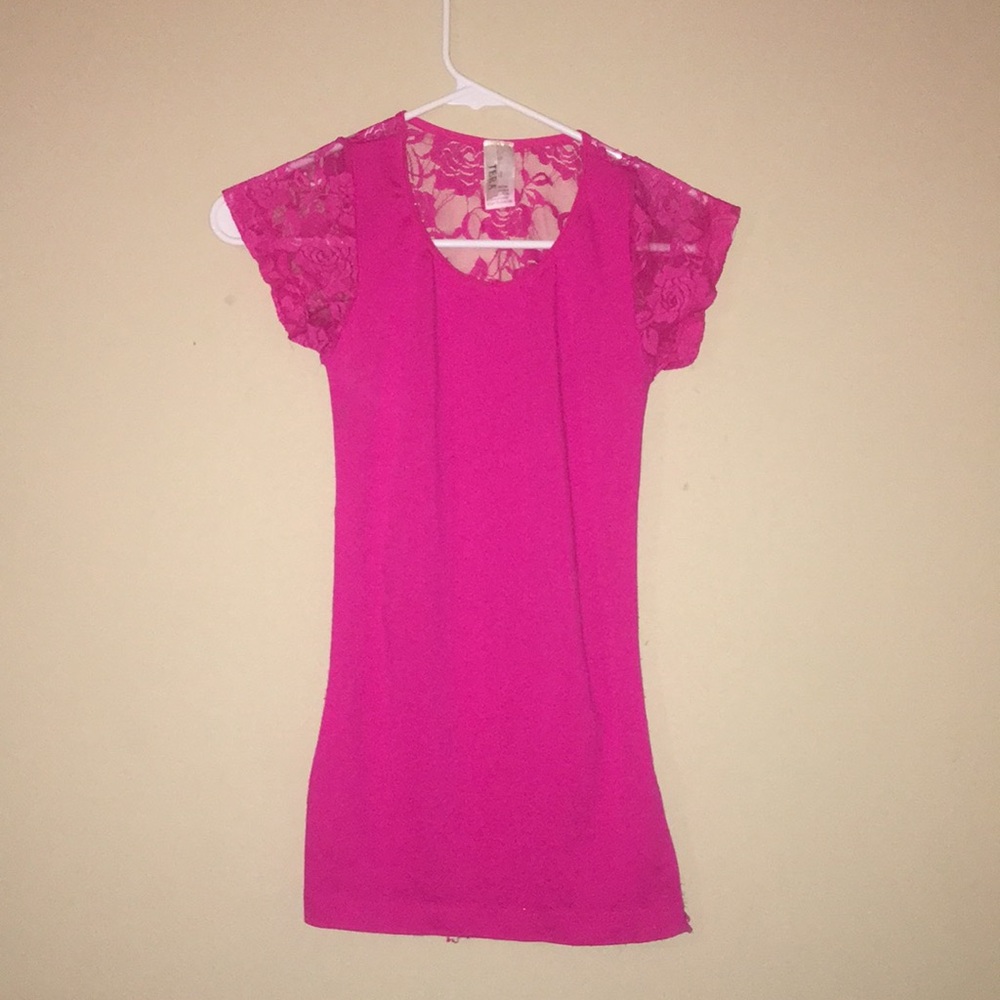 Jefra pink lace shirt!